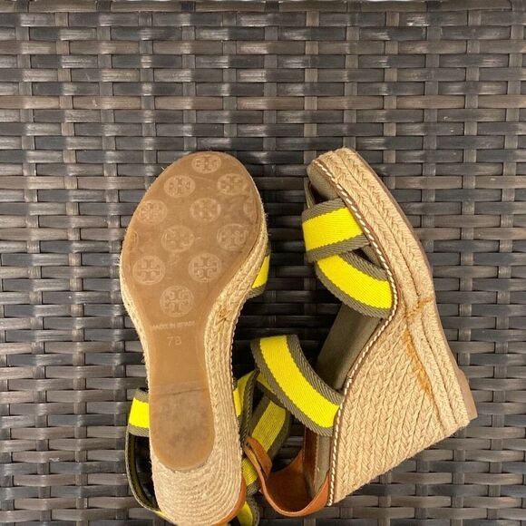 Tory Burch, wedge sandals, size 7 - Picture 8 of 8